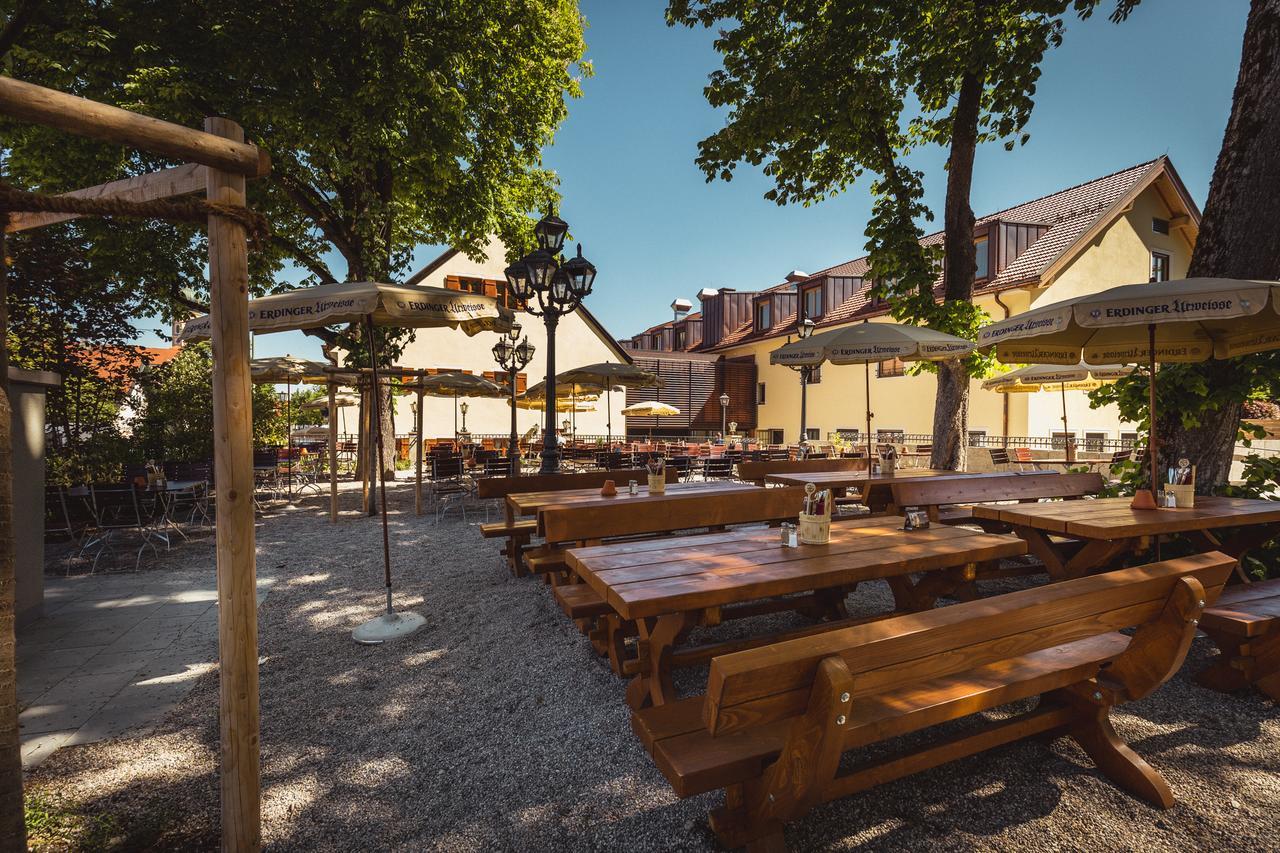 Hotel & Gaststaette Zum Erdinger Weissbraeu Мюнхен Экстерьер фото